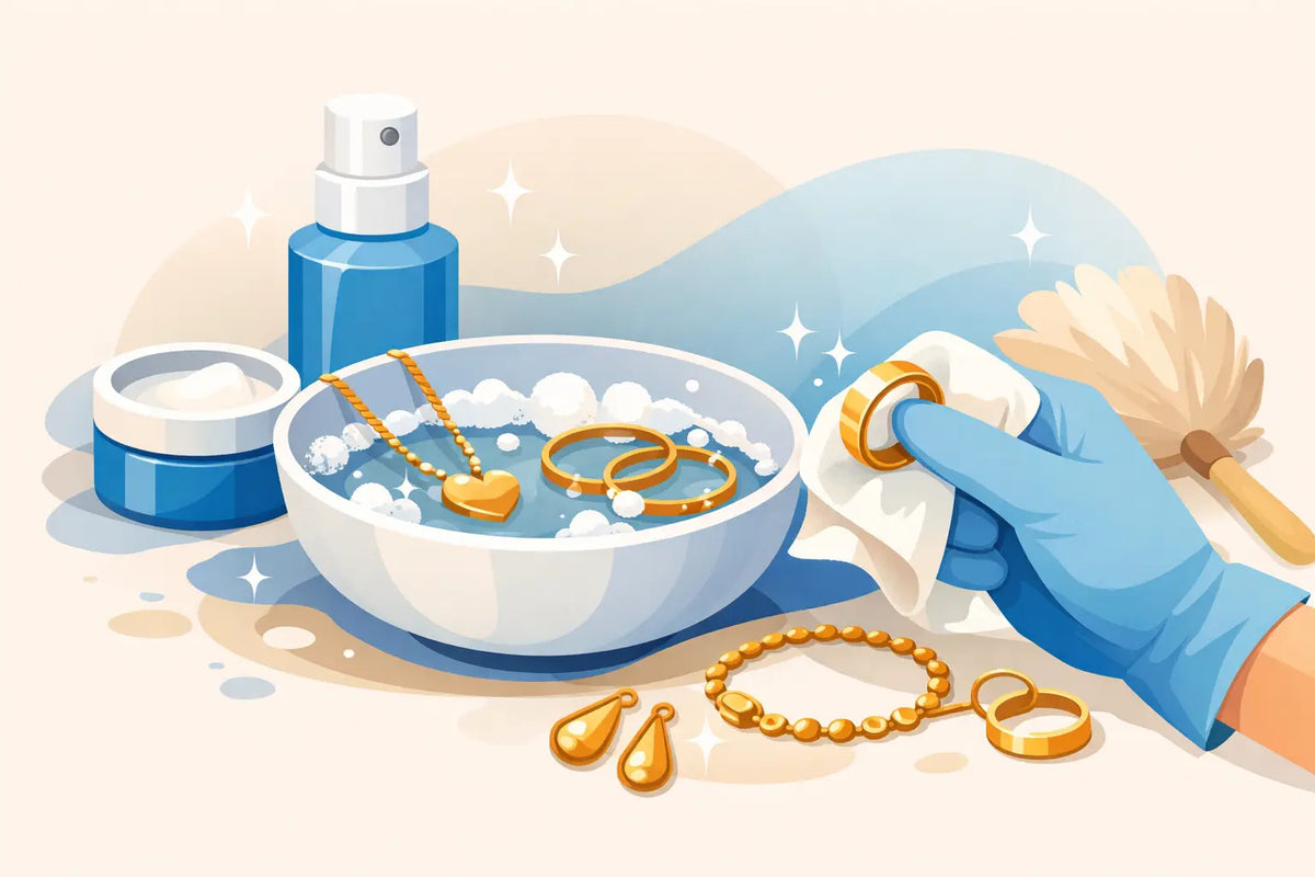 How to Clean Gold Plated Jewellery Safely