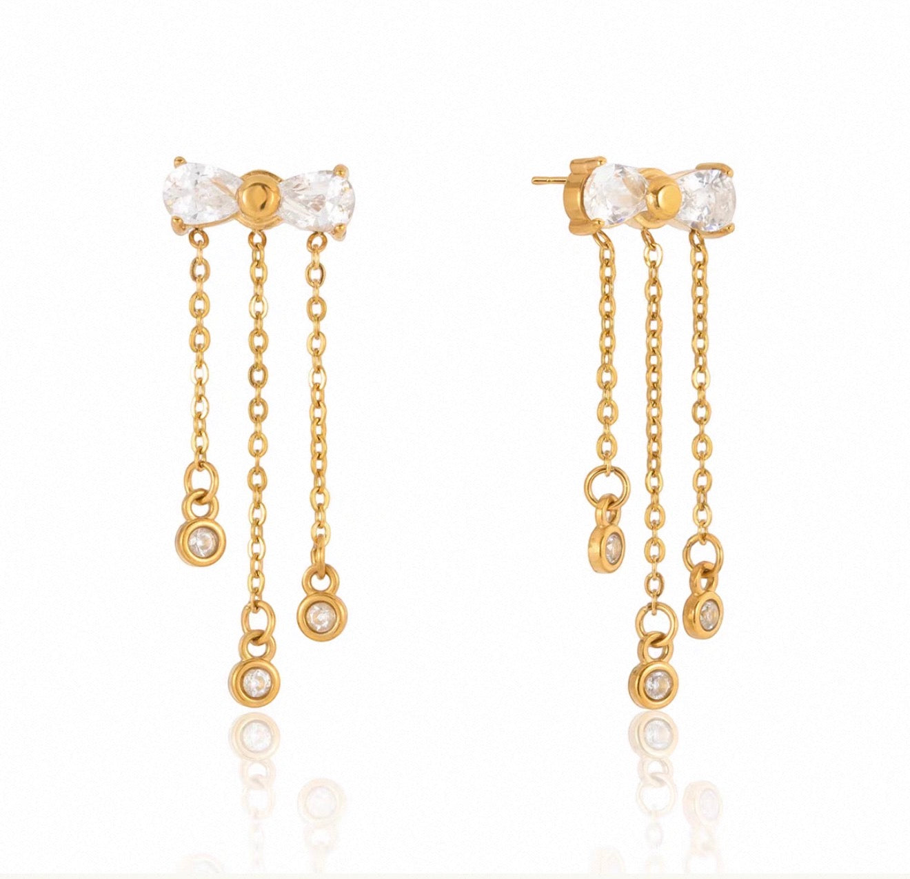 Golden Tassel Earrings