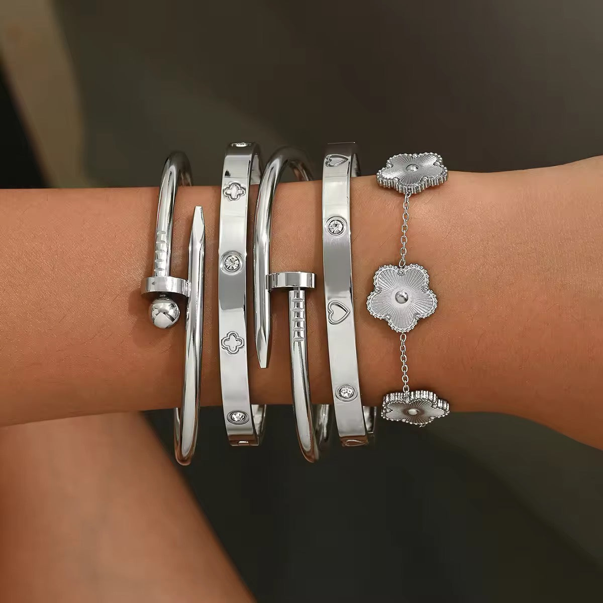 The Radiant Paradox Bangle Set