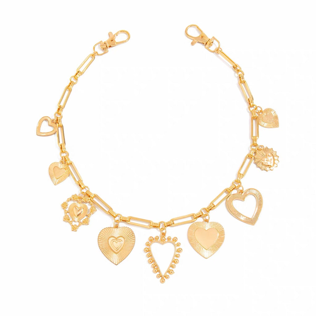 Heart Tassel Pendant Waist Chain