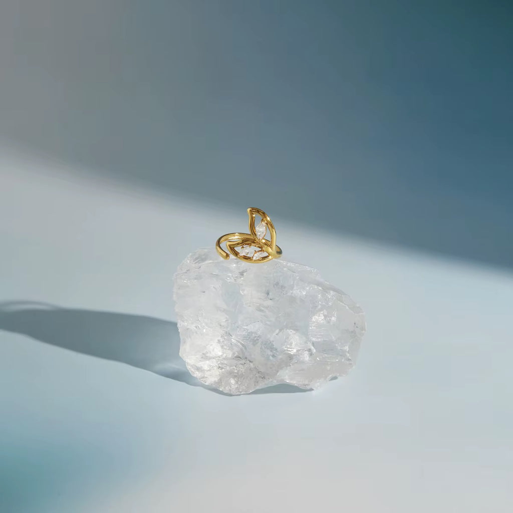 Marquise Cubic Zirconia Ocean Ring