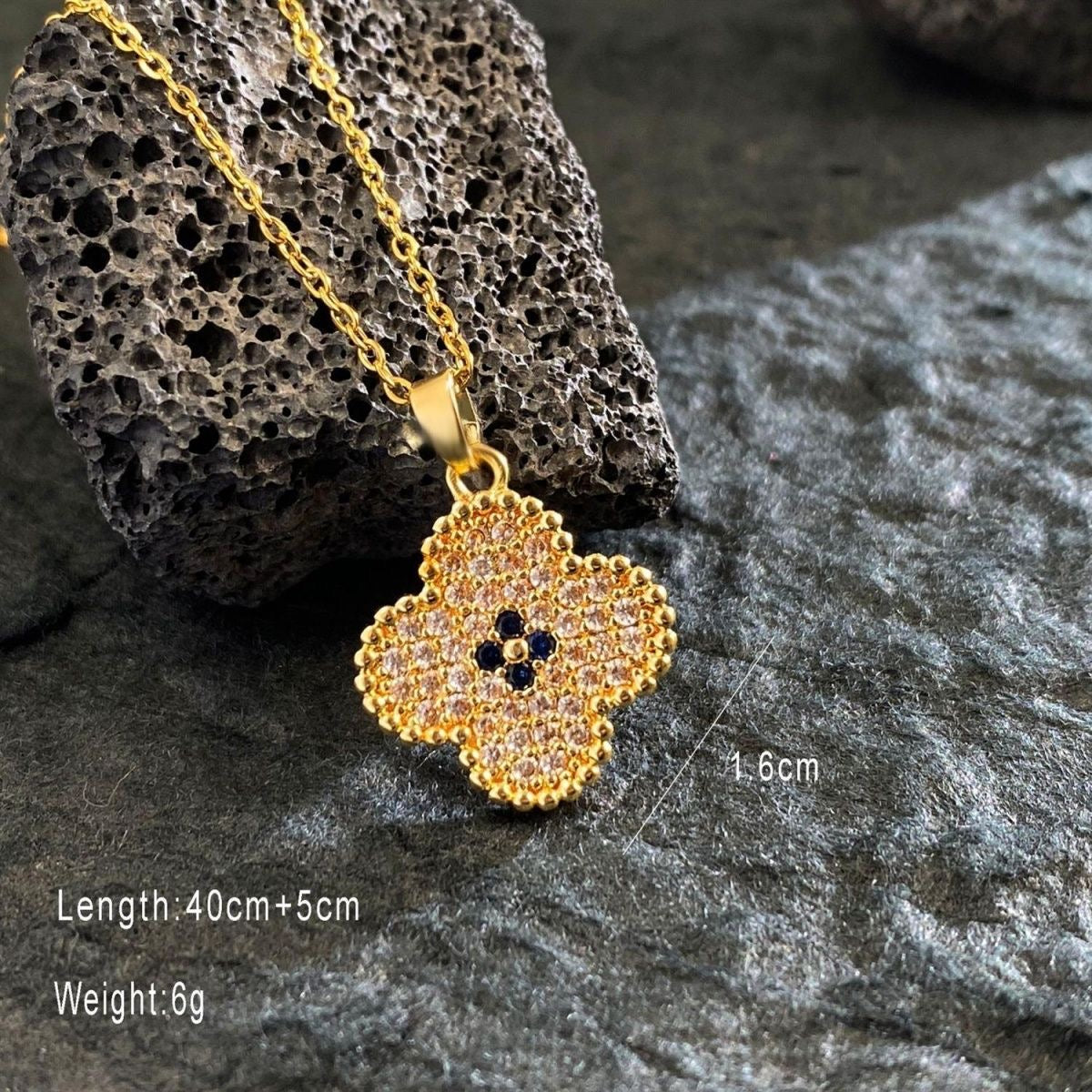 Golden Floral Blossom Jewellery Set