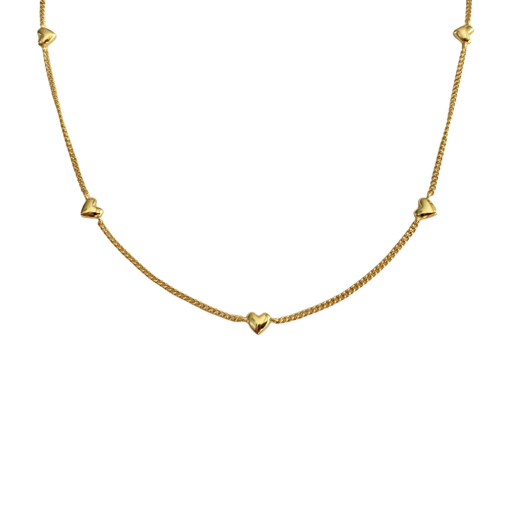 The Amara Hearts Necklace