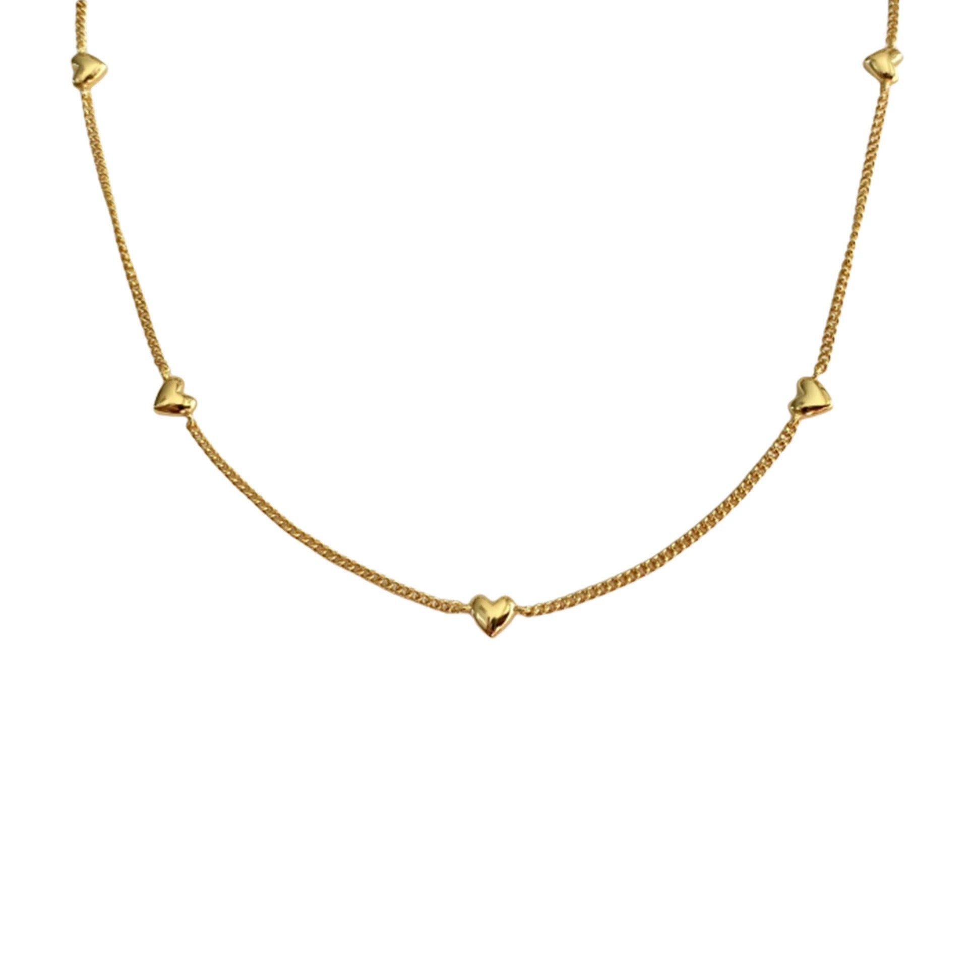 The Amara Hearts Necklace