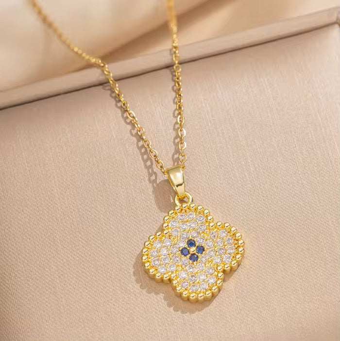 Floral Gold-Plated Jewellery Set