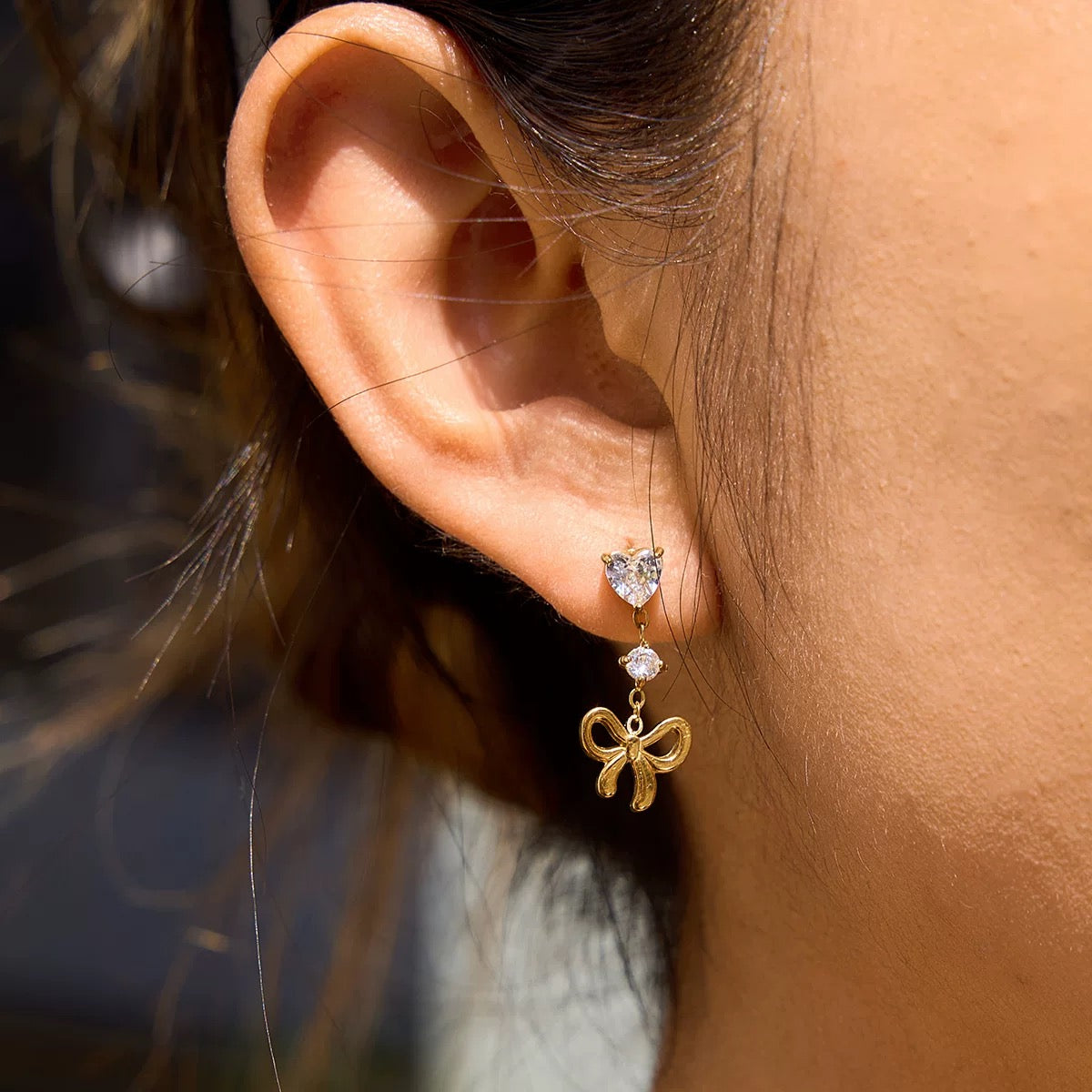 Golden Tassel Earrings