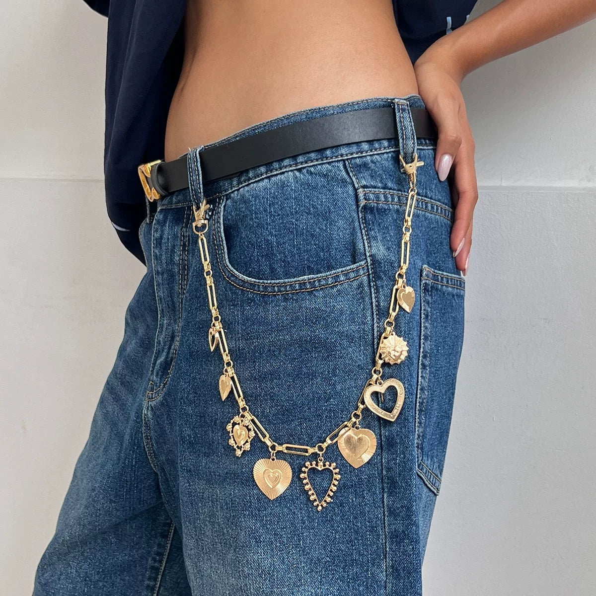 Heart Tassel Pendant Waist Chain