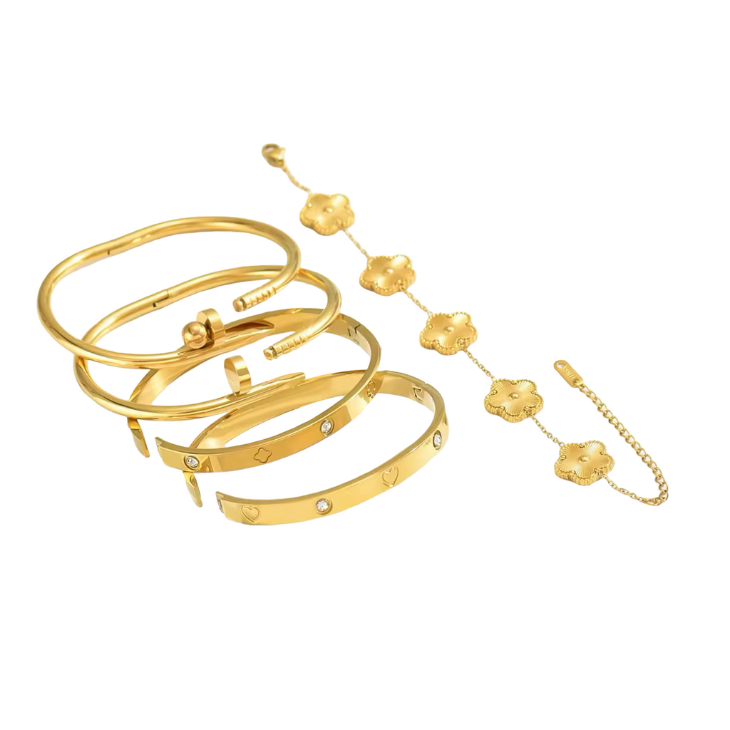The Radiant Paradox Bangle Set