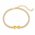 Colourful Bow Tennis Bracelets