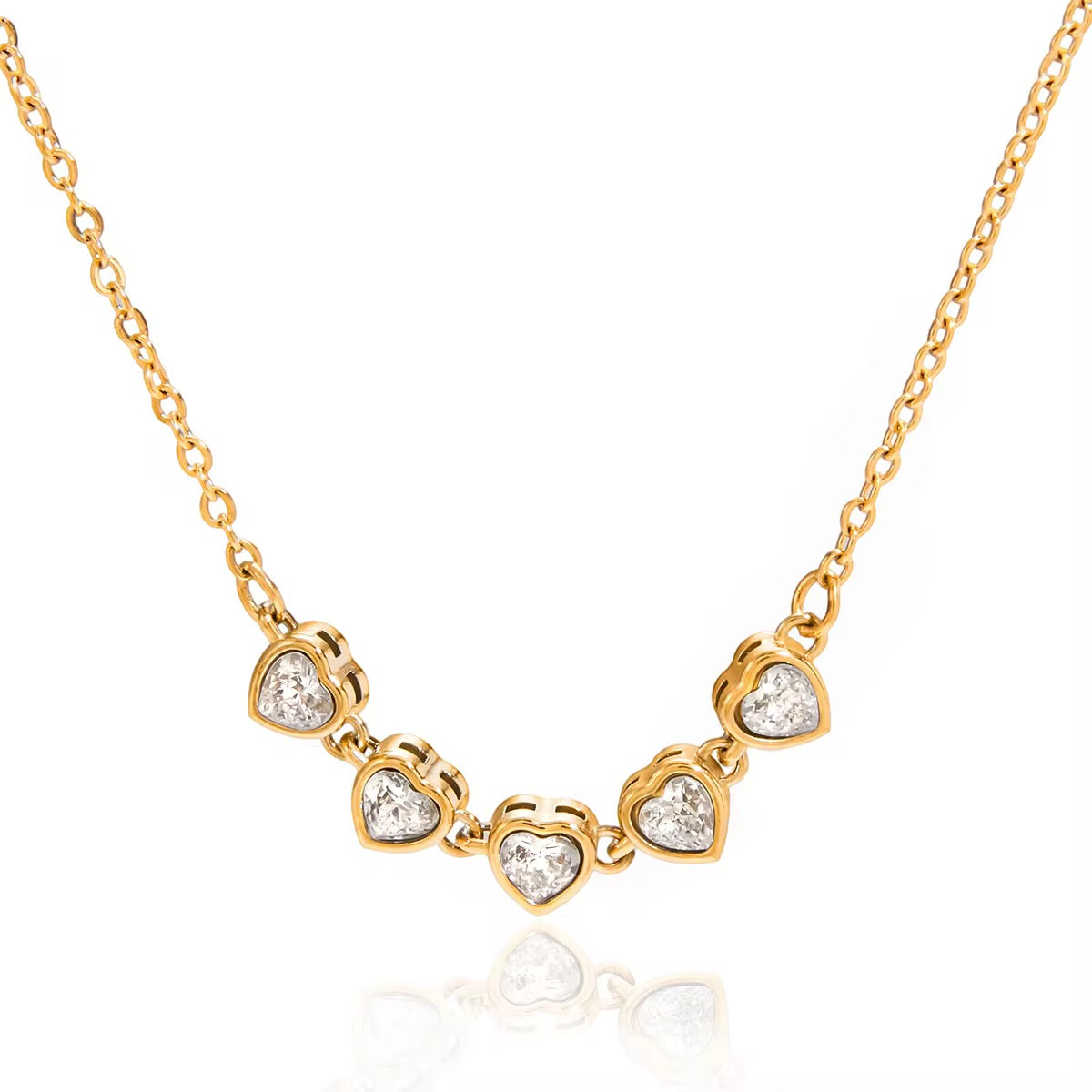Eternal Hearts Chain Necklace