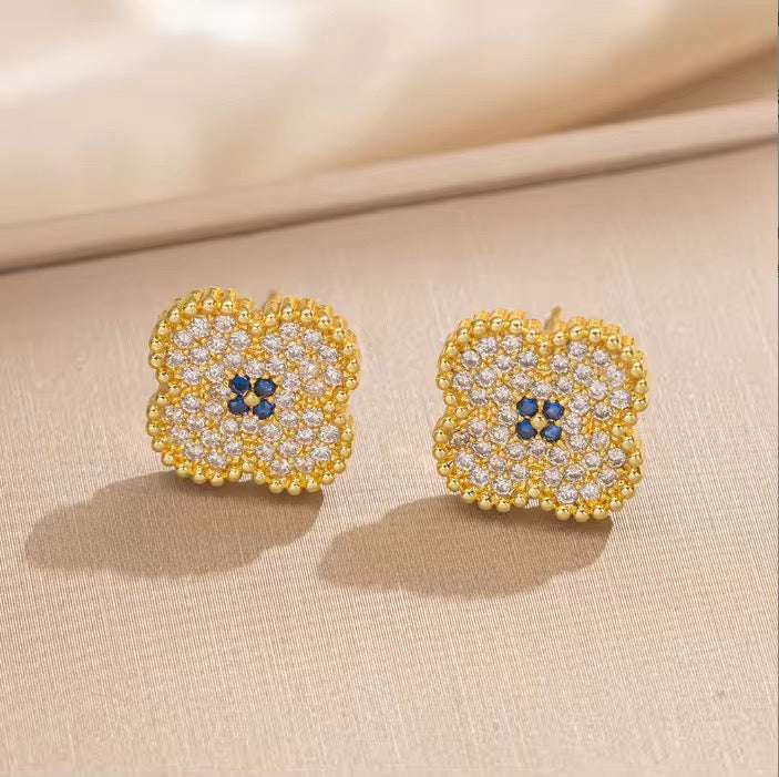 Floral Gold-Plated Jewellery Set