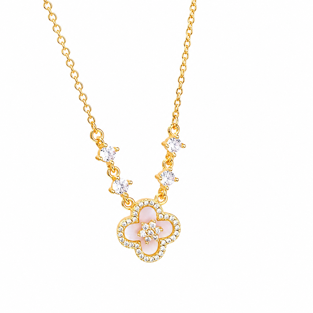 Elegant Gold Flower Jewellery Set for Women