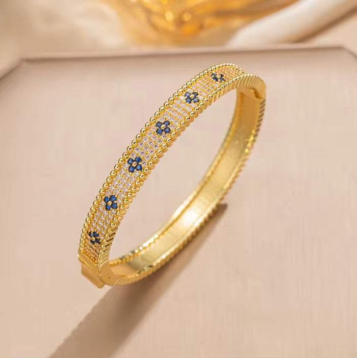 Floral Gold-Plated Jewellery Set