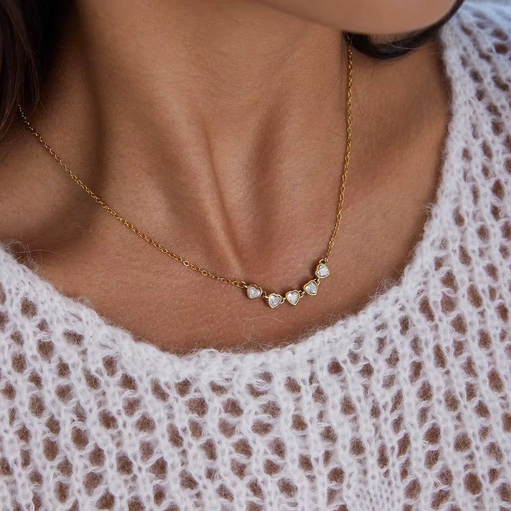 Eternal Hearts Chain Necklace