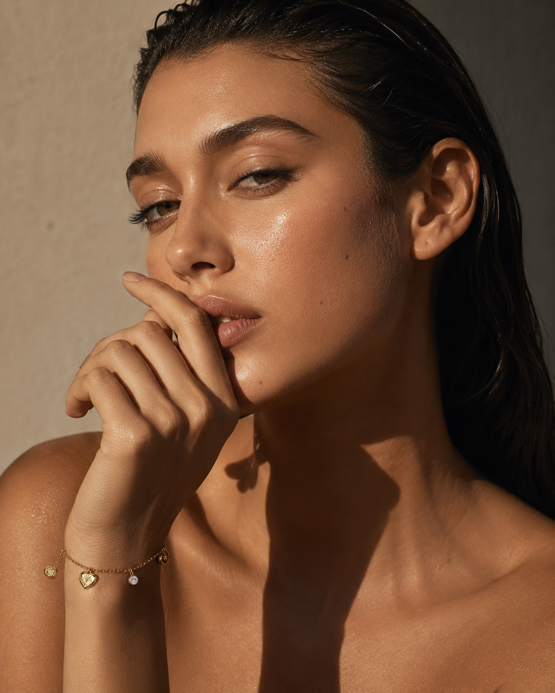 Veloura Heart Drop Bracelet