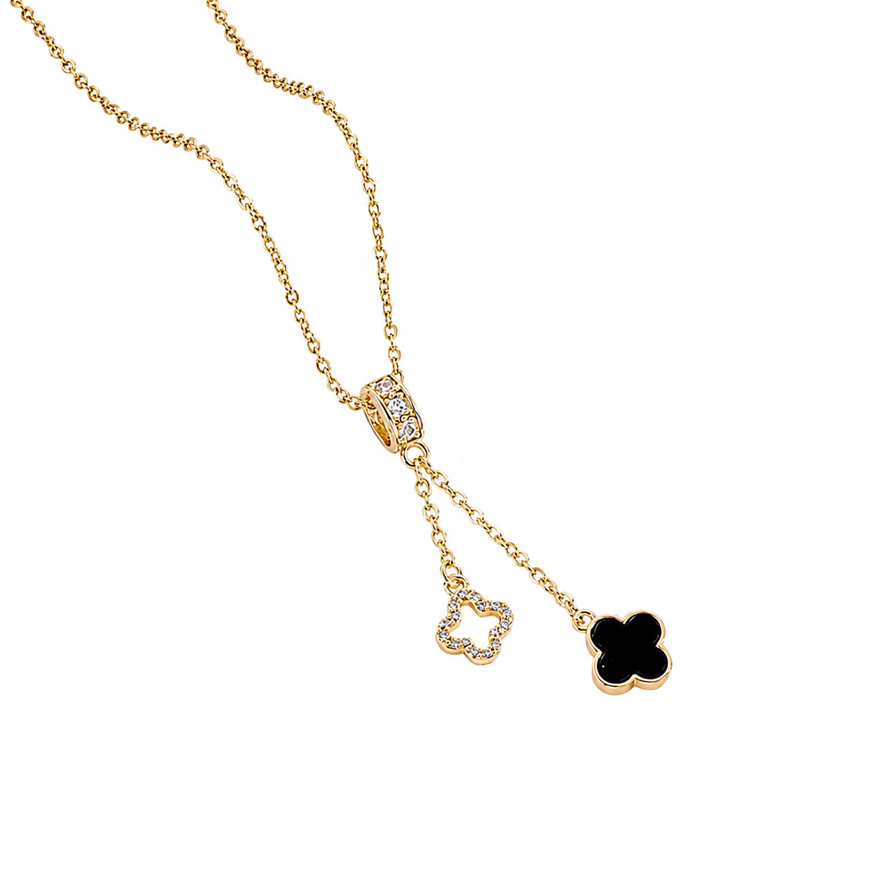 Gold-Plated Floral Pendant Necklace – Elegant Nature-Inspired Jewellery for Women