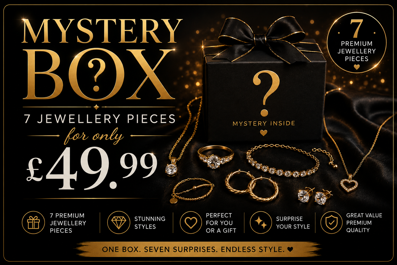 Mystery Box- 7 jewellery pieces