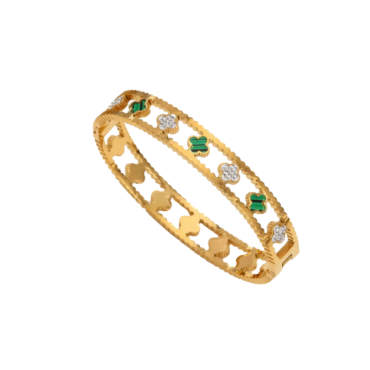 Exquisite Clover Bangle
