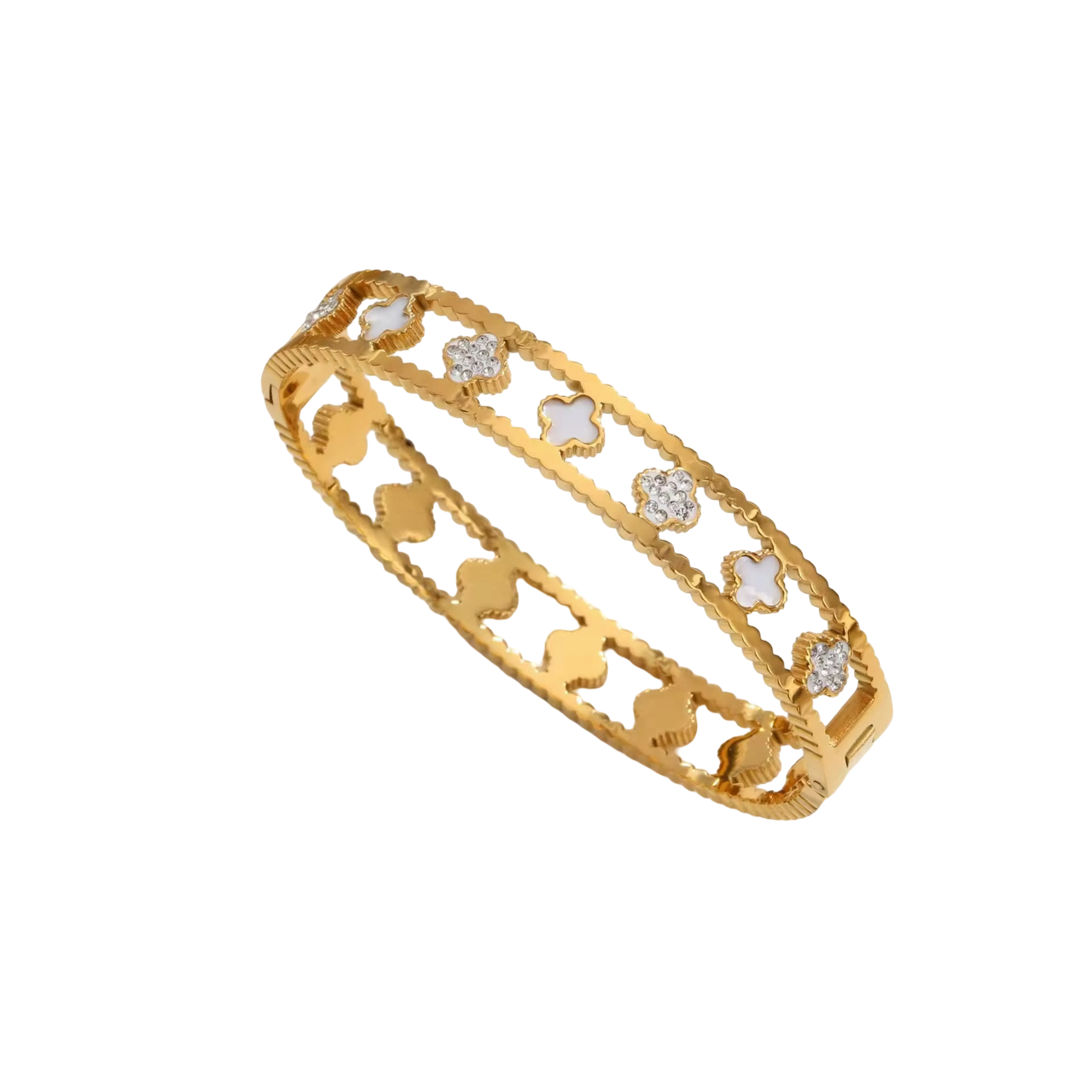 Exquisite Clover Bangle