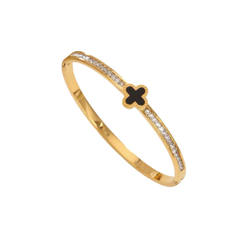 Luxe Clover Bangle