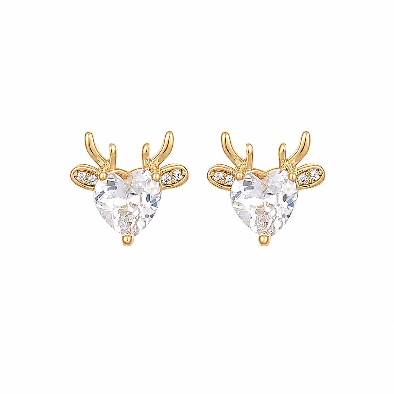 925 Sterling Silver Princess Cut Stud Earrings for Women