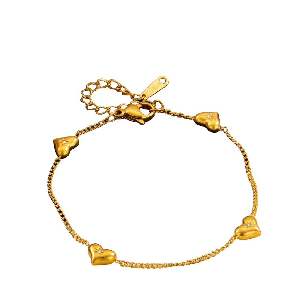 The Amara Hearts Bracelet